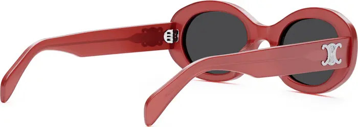 Triomphe 52mm Oval Sunglasses | Nordstrom