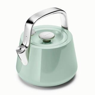 Stovetop Whistling Tea Kettle in Mist | The Home Depot