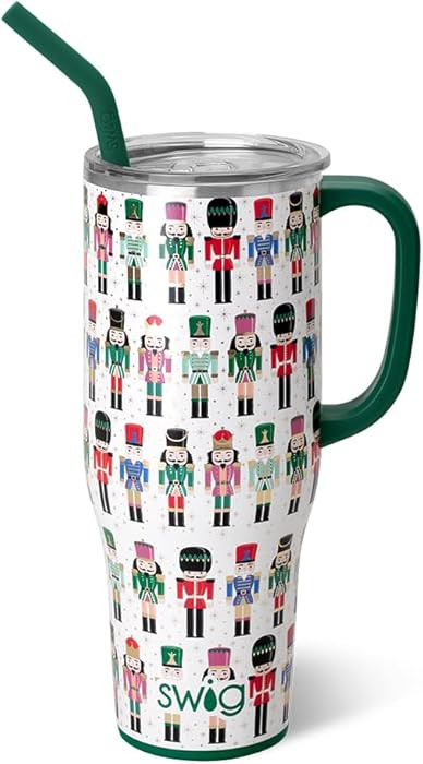 Swig Life 40oz Mega Mug, 40 oz Tumbler with Handle and Straw, Cup Holder Friendly, Dishwasher Saf... | Amazon (US)