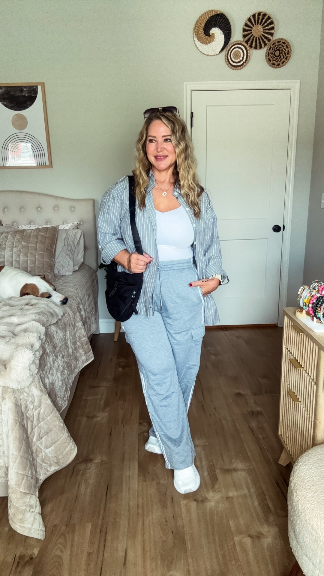 Size large in everything. Shoes tts 

#LTKOver40 #LTKPetite #LTKMidsize