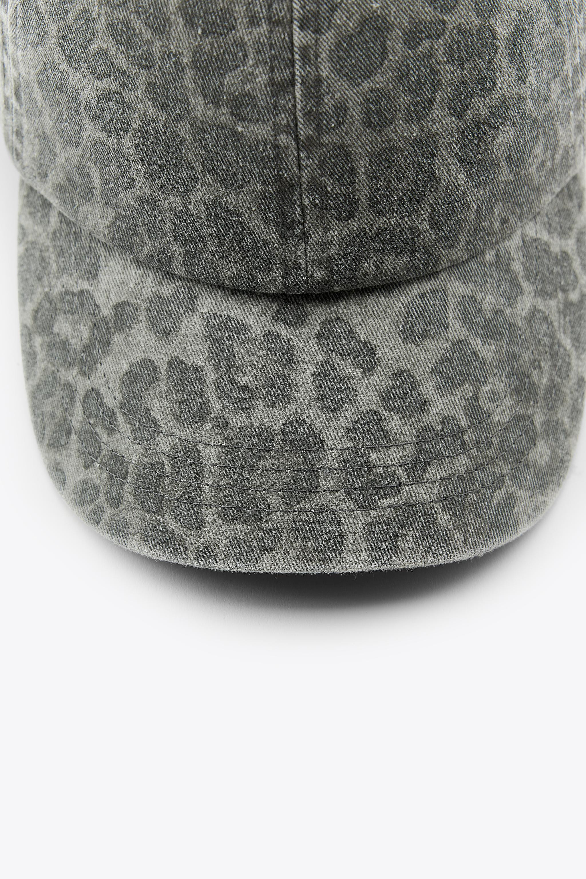 ANIMAL PRINT TWILL CAP | Zara AU