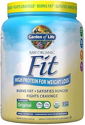 Garden of Life Raw Organic Fit Powder, Original - High Protein for Weight Loss (28g) plus Fiber, ... | Amazon (US)