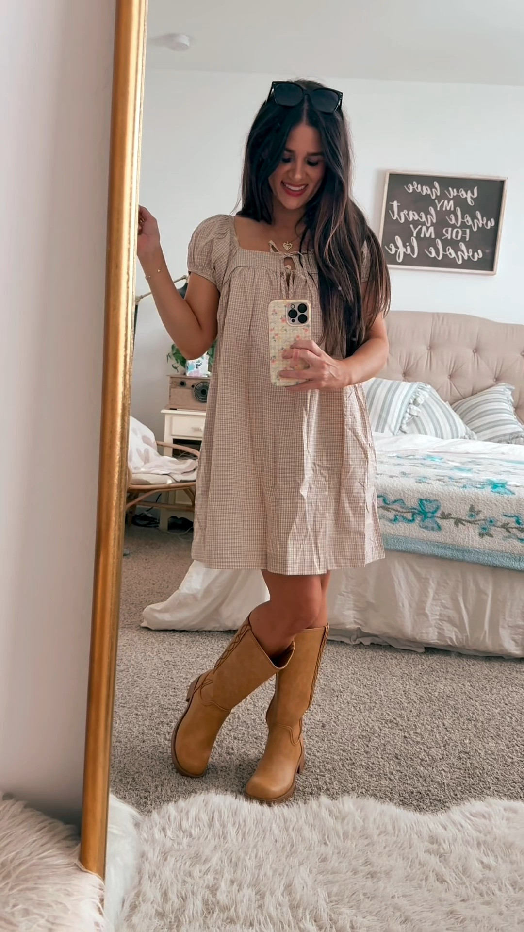 Fully in my fall feels 🍂🤎
This Target dress + boot combo is such an easy fall outfit…. cute, comfy, and basically zero effort to pull together. Linking both because Target is really doing it for me lately ✨

#LTKStyle #LTKFall #TargetStyle #TargetFinds #FallOutfit #FallStyle #FallFashion #AffordableStyle #EverydayStyle #MomStyle #OOTD #FallFeels #TargetFashion #AutumnStyle #BootSeason

#LTKgrwm #LTKootd #LTKSeasonal