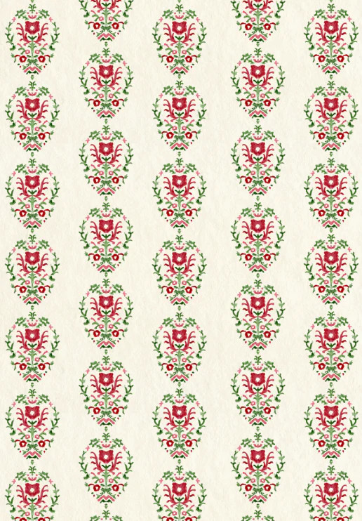 Holiday Rose Gift Wrap (set of 10) | LouLou Baker