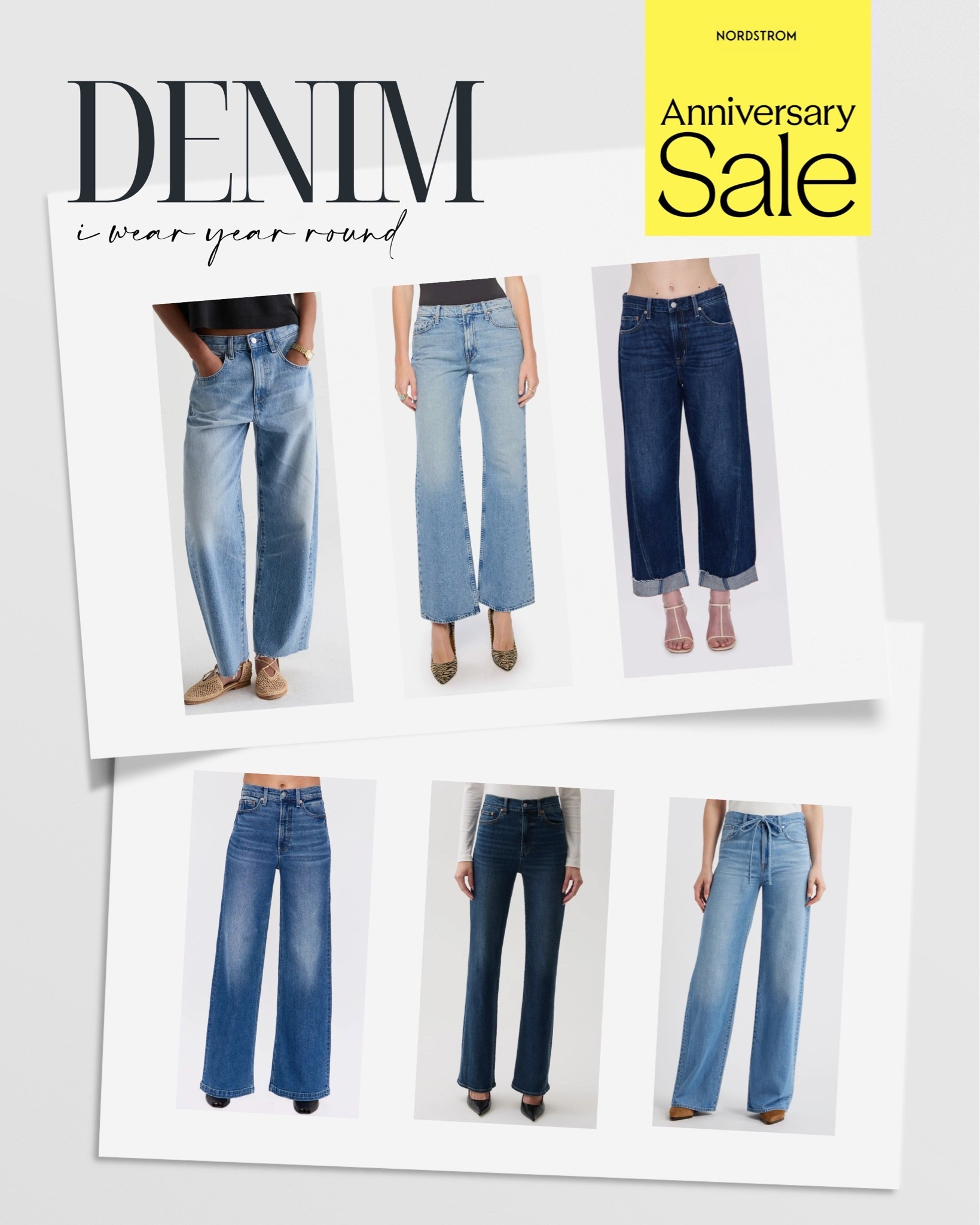 NSale Denim 

Denim, jeans, barrel jeans, wide leg jeans, denim jeans, NSale, nordstrom sale, anniversary sale, summer sale

#LTKSaleAlert #LTKootd #LTKPetite
