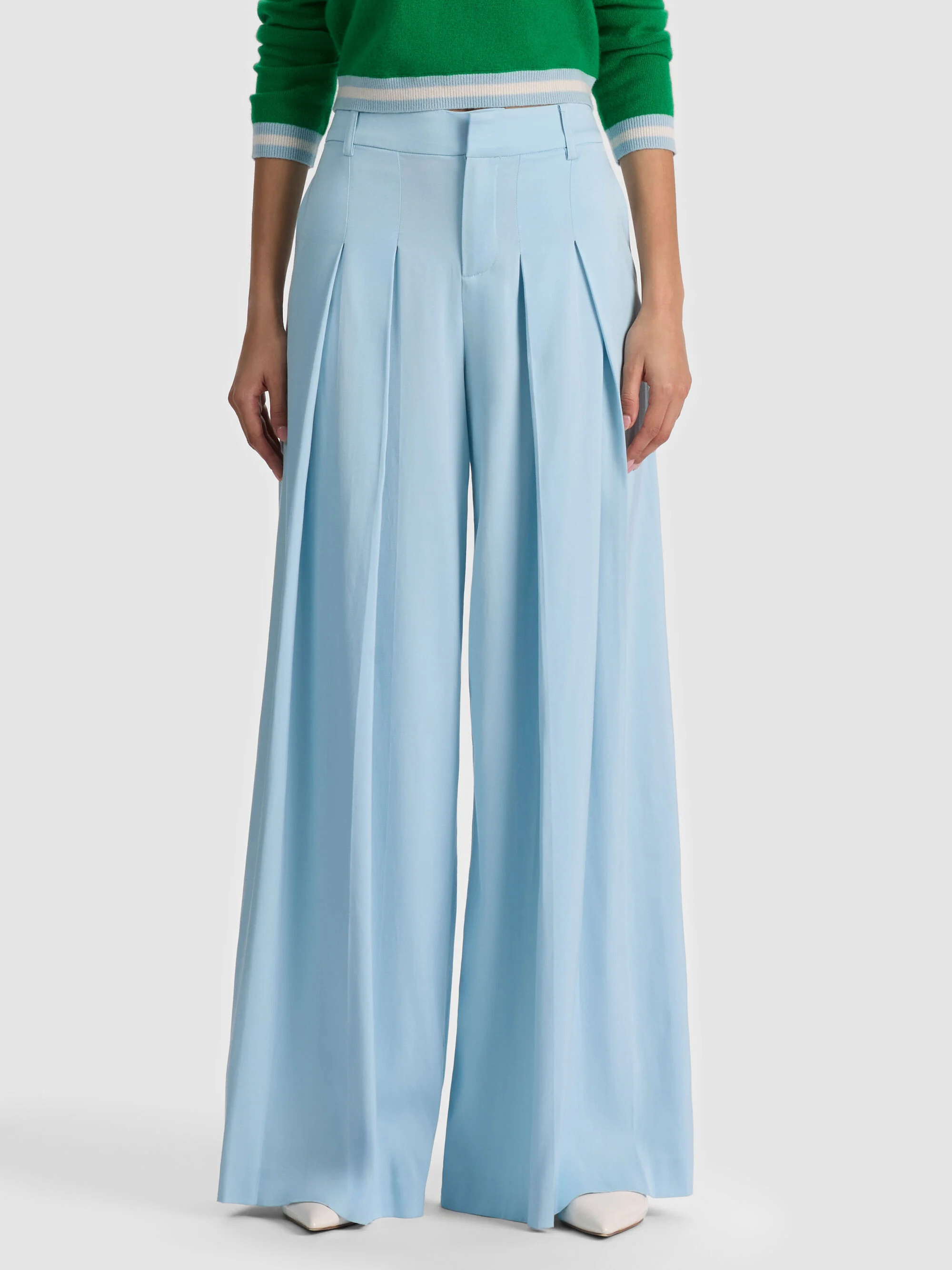 BLAIRE PLEATED PANT | Alice + Olivia