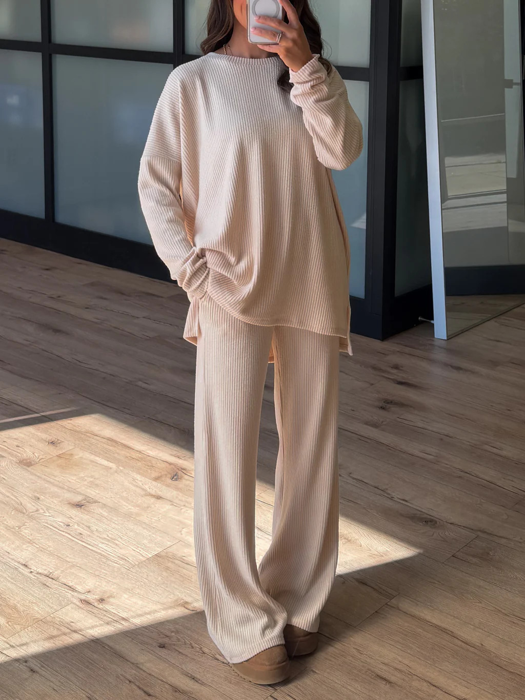 Always Cozy Ribbed Set | Oat | +Plus Available | Shop Talulah