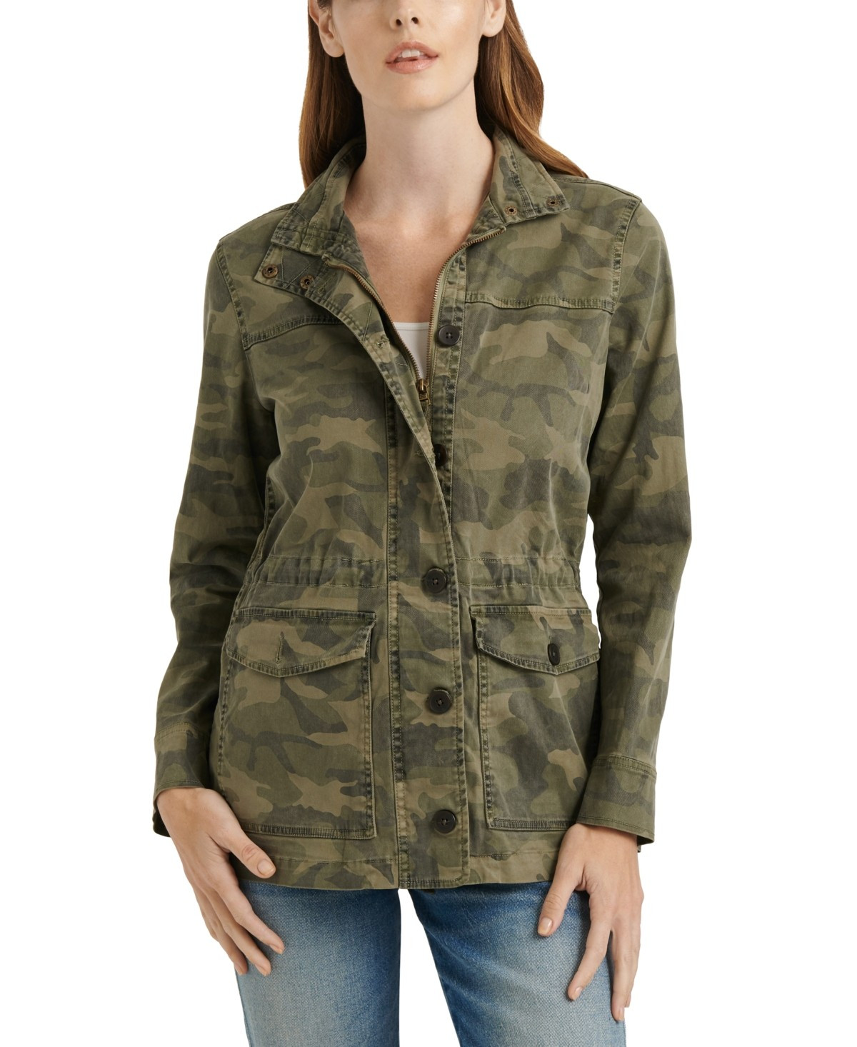 Lucky Brand Camo Jacket - Green | Macy's