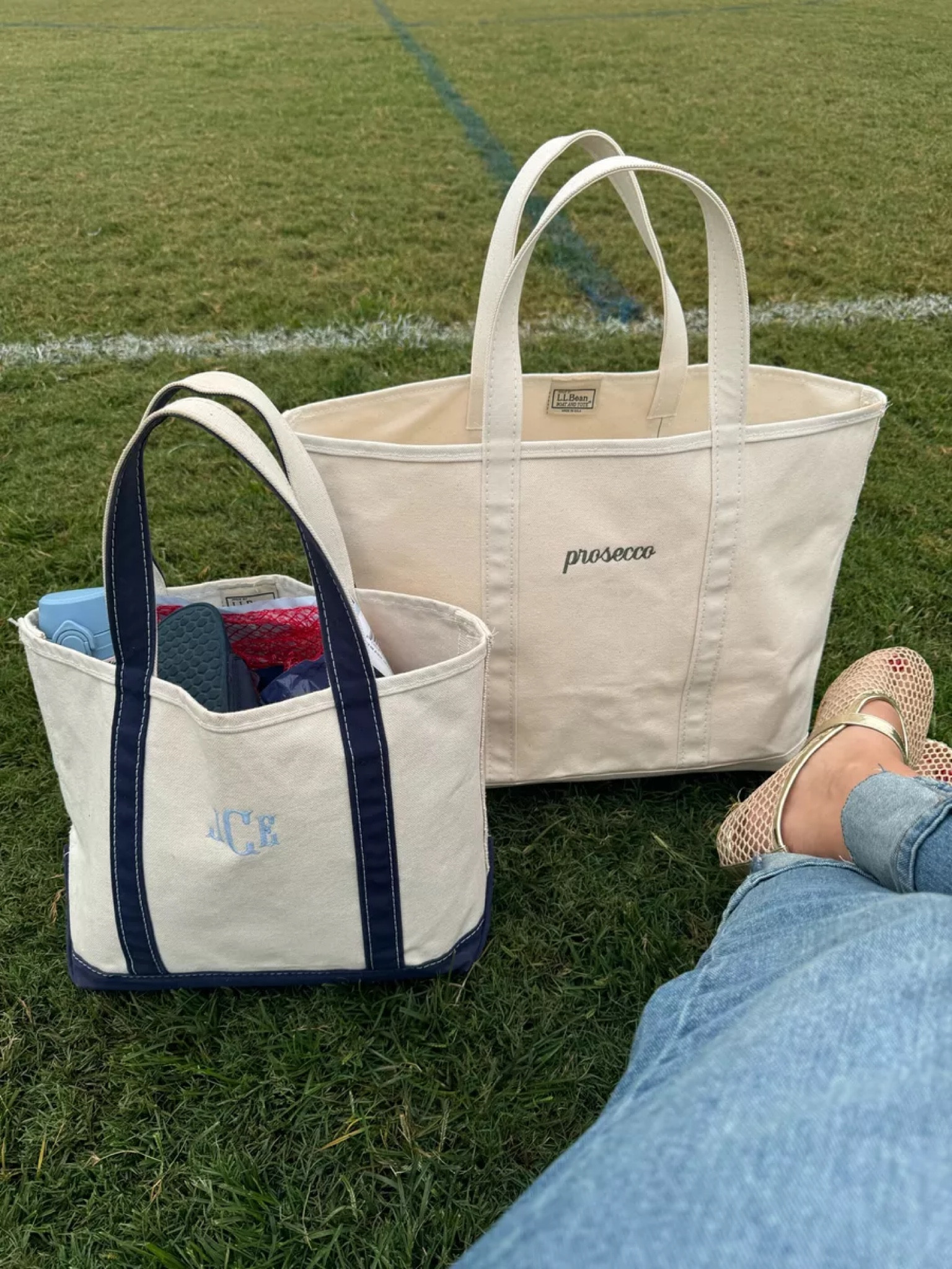 Boat tote in a medium and large. Large is huge - great for pool bag or road trip bag. Medium is great for everyday

#LTKItBag #LTKShoeCrush #LTKStyleTip