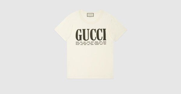 Gucci Cities print T-shirt | Gucci (US)