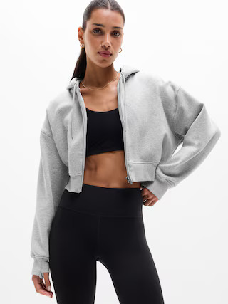 Forever Fleece Crop Full Zip | Athleta