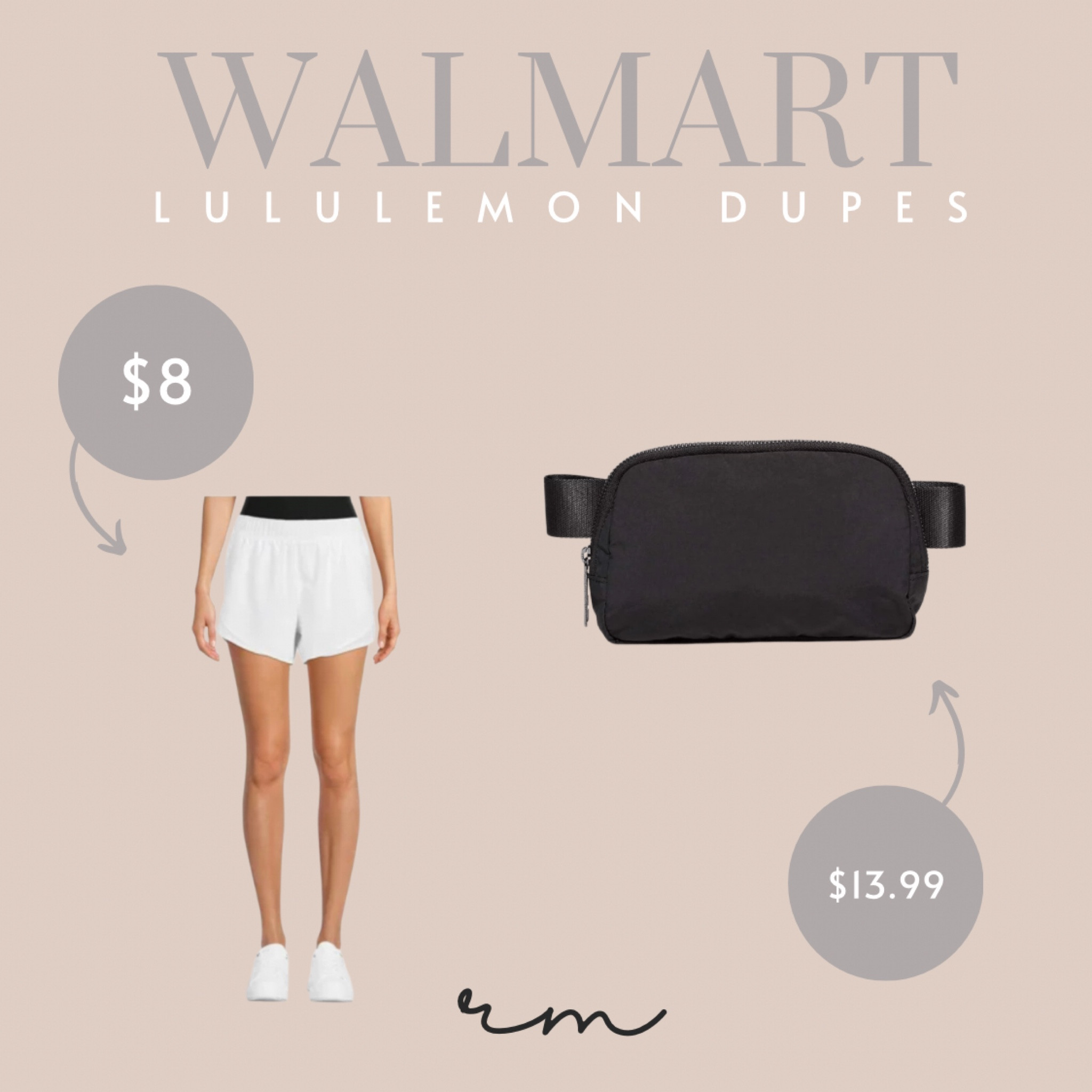 LTK walmart lululemon dupe dupes lookalike belt bag running shorts align lulu women’s athletic athleisure yoga mom life training sneakers sale

#LTKfit #LTKGiftGuide #LTKitbag