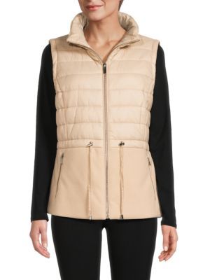 Calvin Klein Stand Collar Quilted Vest on SALE | Saks OFF 5TH | Saks Fifth Avenue OFF 5TH