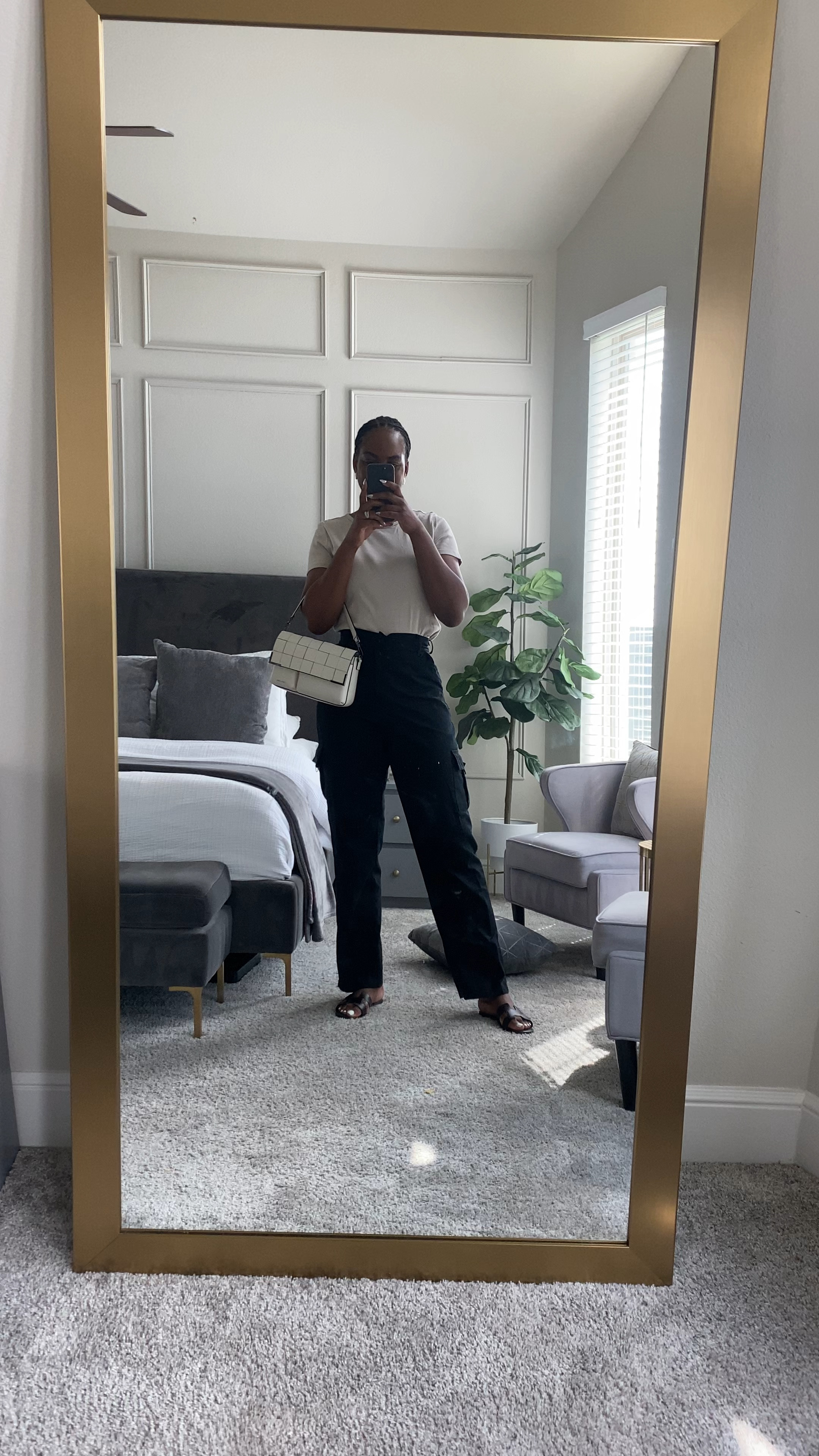 This bag elevates a summer casual look; basic top, cargo pants and slides with a elegant bag

#LTKunder100 #LTKFind #LTKxPrimeDay