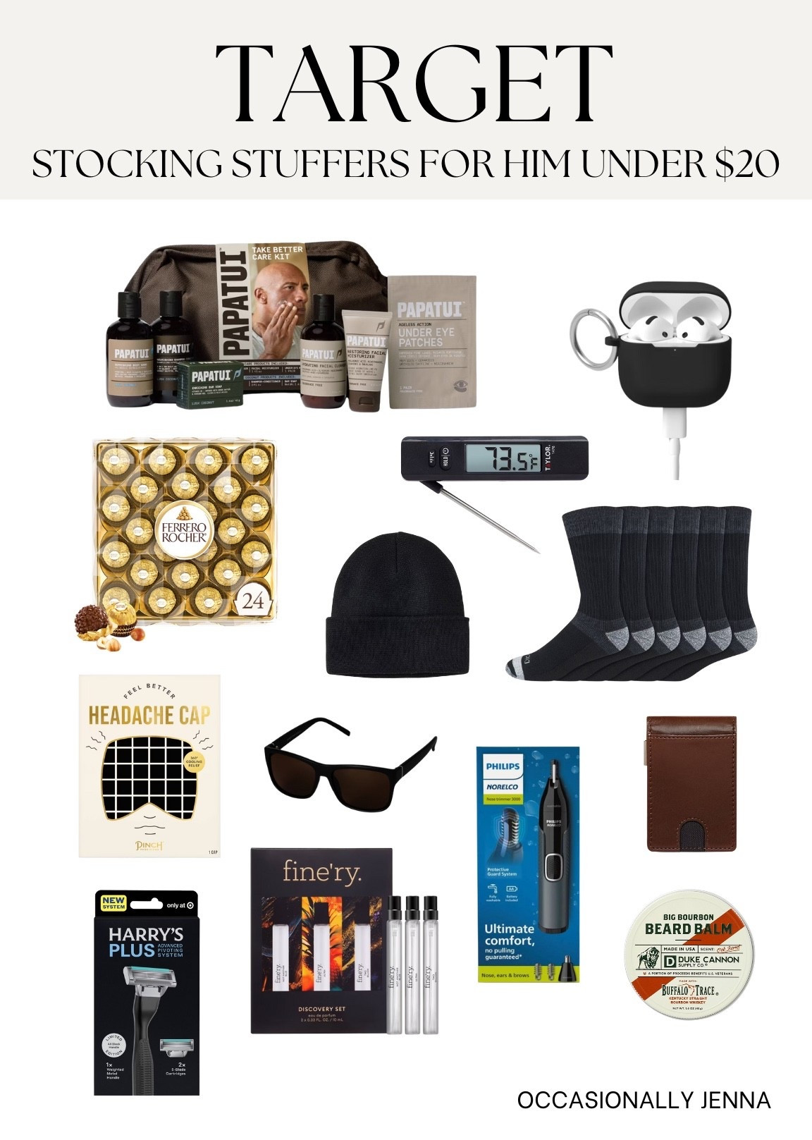 Target stocking stuffers for him, under $20! 

#LTKHoliday #LTKGiftGuide #LTKFindsUnder50