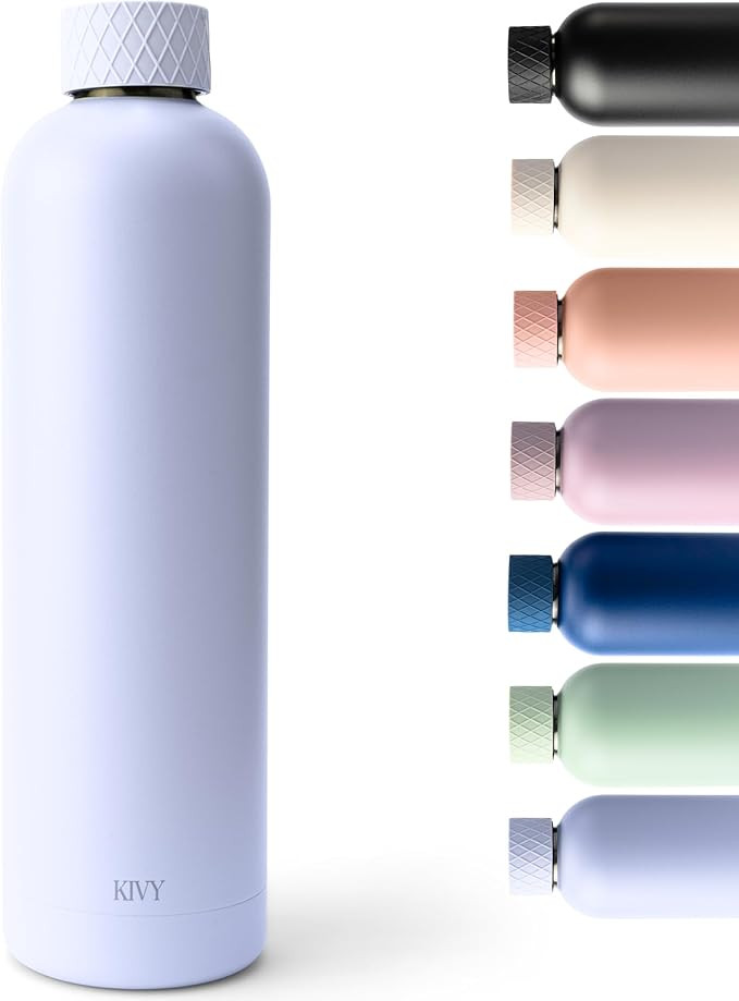 KIVY Stainless Steel Insulated Water Bottle 32oz [LEAK PROOF] - Insulated Stainless Steel Water B... | Amazon (US)
