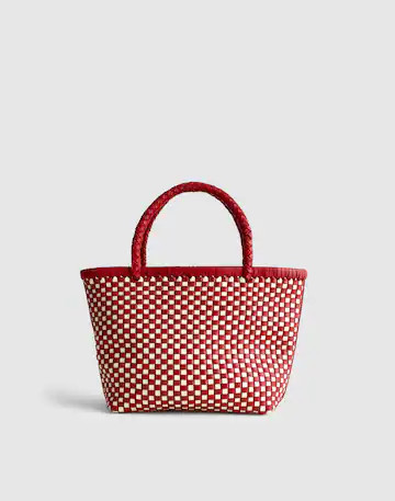 The Signature Woven Mini Tote | Madewell