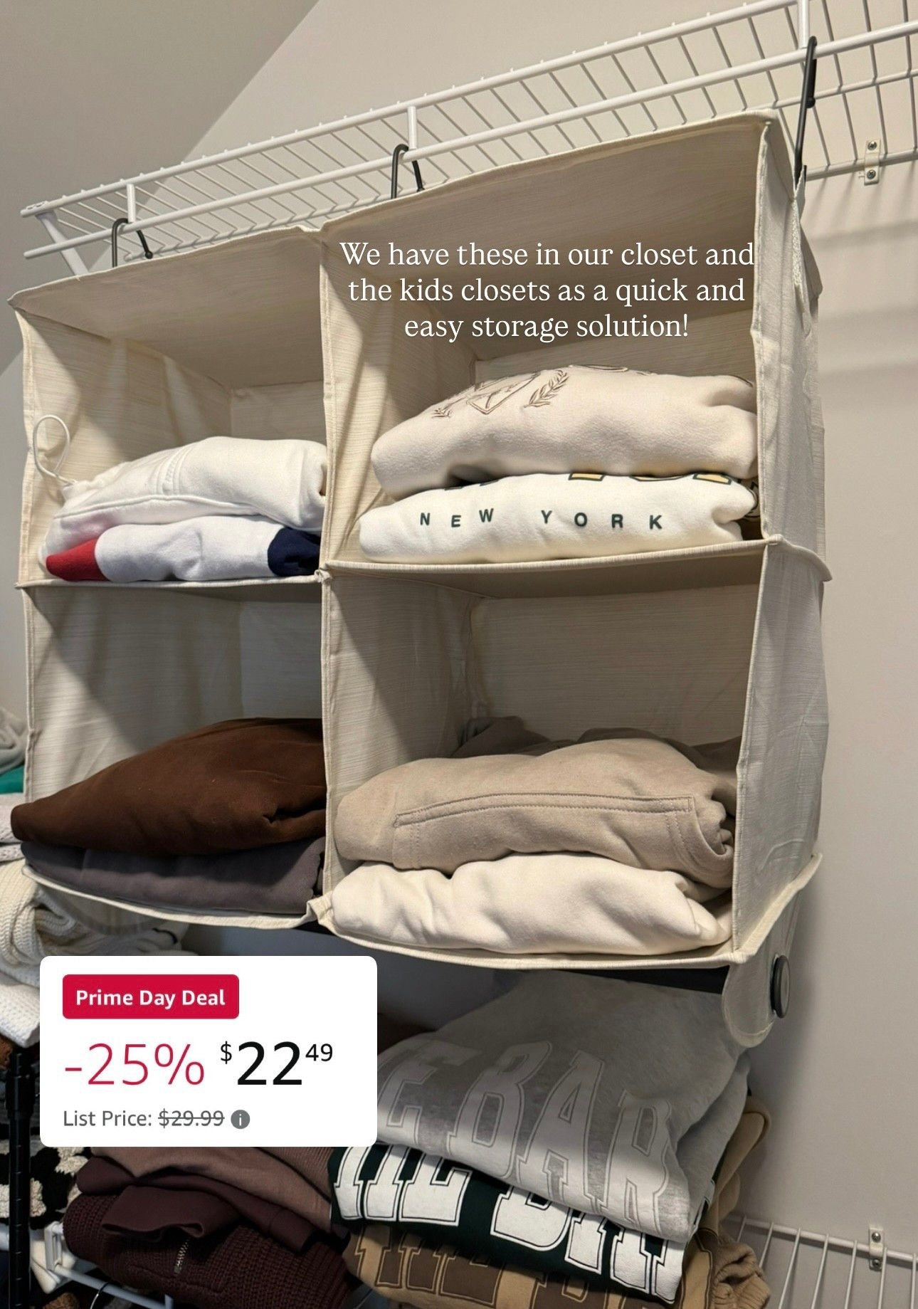 Closet storage 

#LTKSaleAlert #LTKFindsUnder50