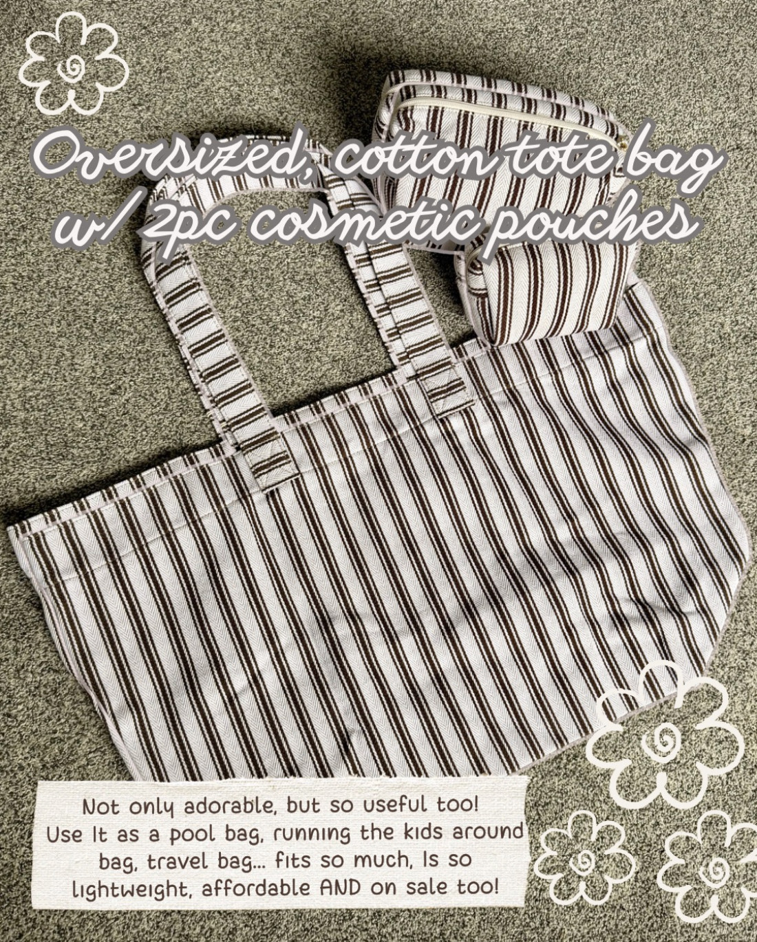 This bag combo can do it all and it's so chic!! 

 #LTKMothersDay #LTKmomlife #LTKSwim