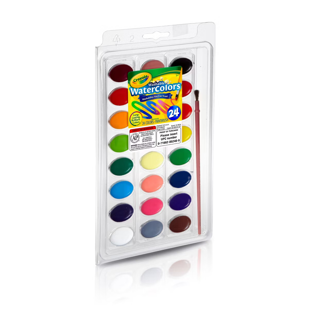 Crayola 24ct Watercolor Paints with Brush | Target