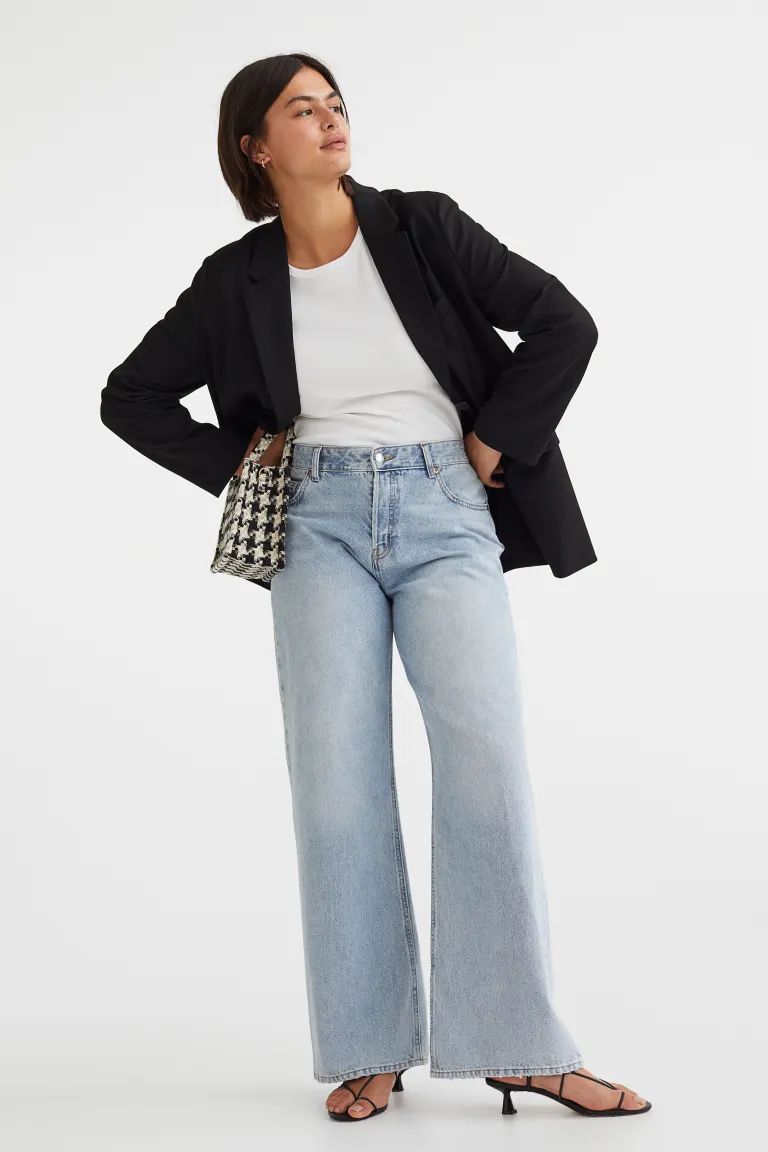 Oversized Single-breasted Jacket | H&M (US + CA)