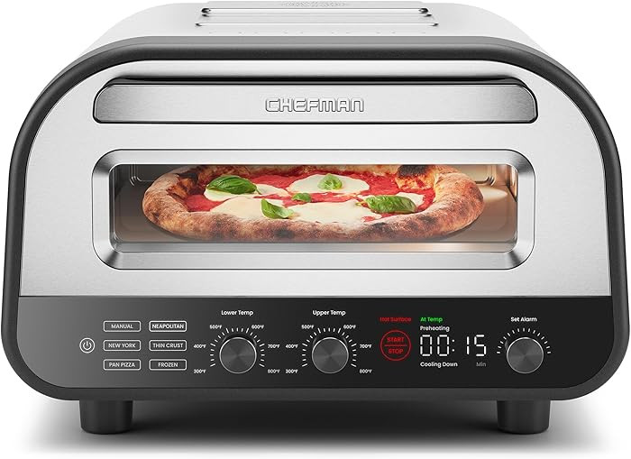 CHEFMAN Indoor Pizza Oven - Makes 12 Inch Pizzas in Minutes, Heats up to 800°F - Countertop Elec... | Amazon (US)