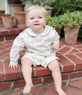 Edgehill Collection x The Broke Brooke Baby Boys Jensen Plaid Jon Jon | Dillard's | Dillard's