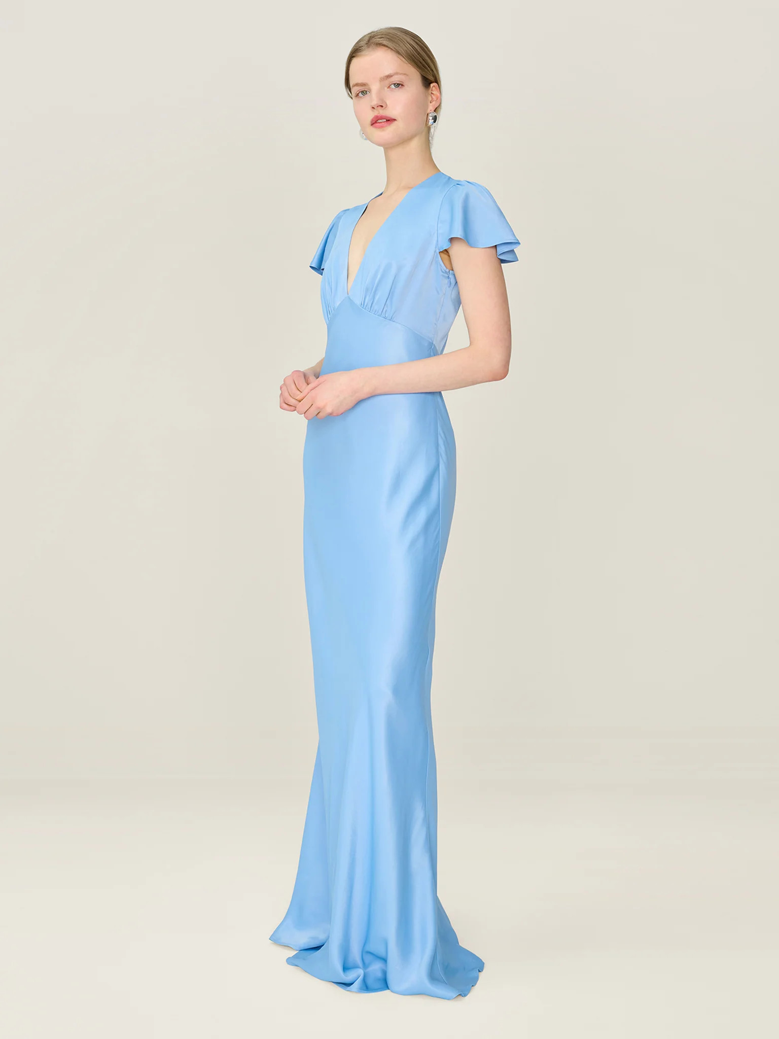 Fai Dress in Vista Blue | OMNES UK
