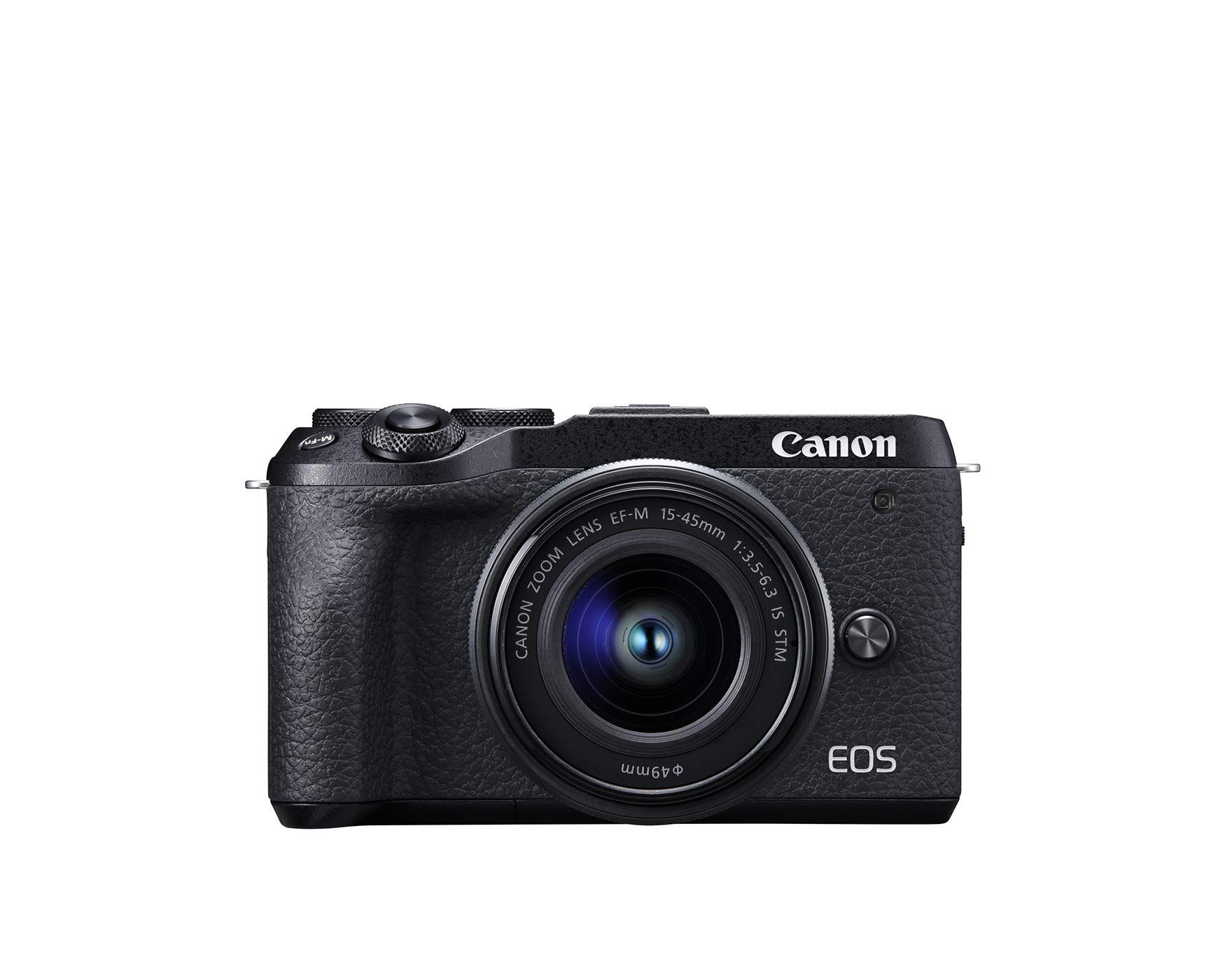 Canon EOS M6 Mark II (Black)+Ef-M 15-45mm F/3.5-6.3 is STM + Evf Kit (Renewed) | Amazon (US)