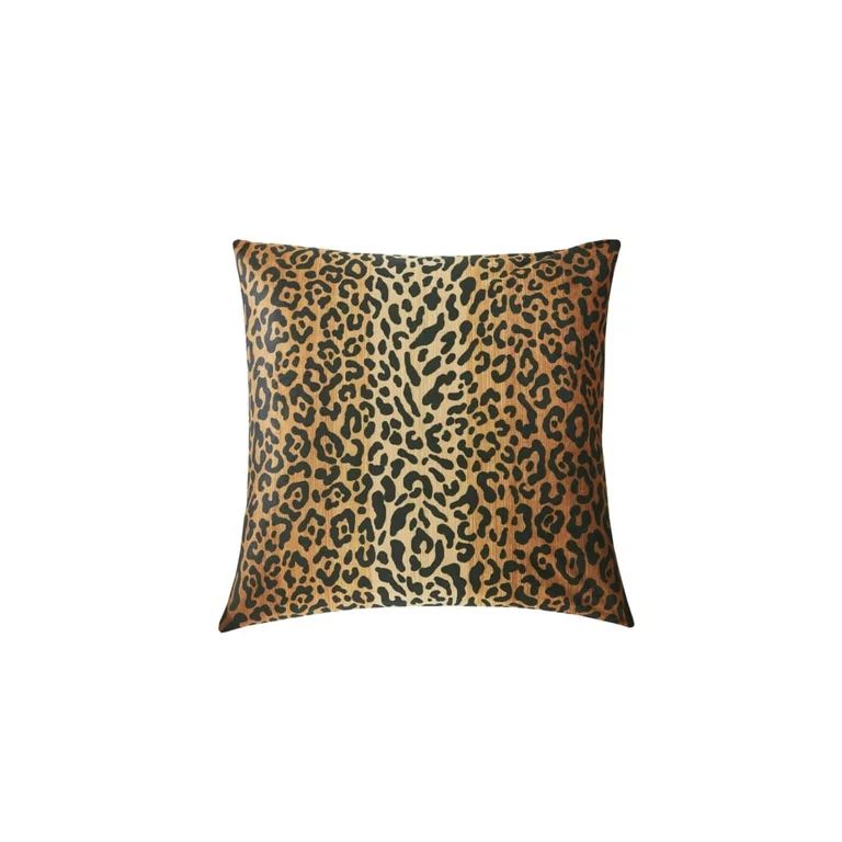 RSVP Home By Steven Stolman Tartan Plaid & Leopard Cotton Reversible 18 x 18 Throw Pillow | Walmart (US)