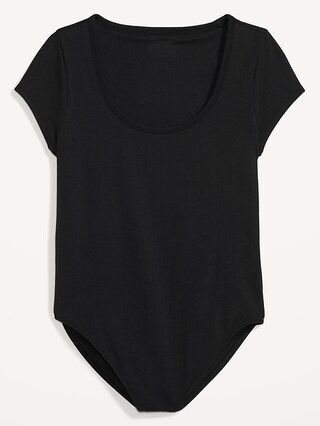 Short-Sleeve Scoop-Neck Bodysuit for Women | Old Navy (US)