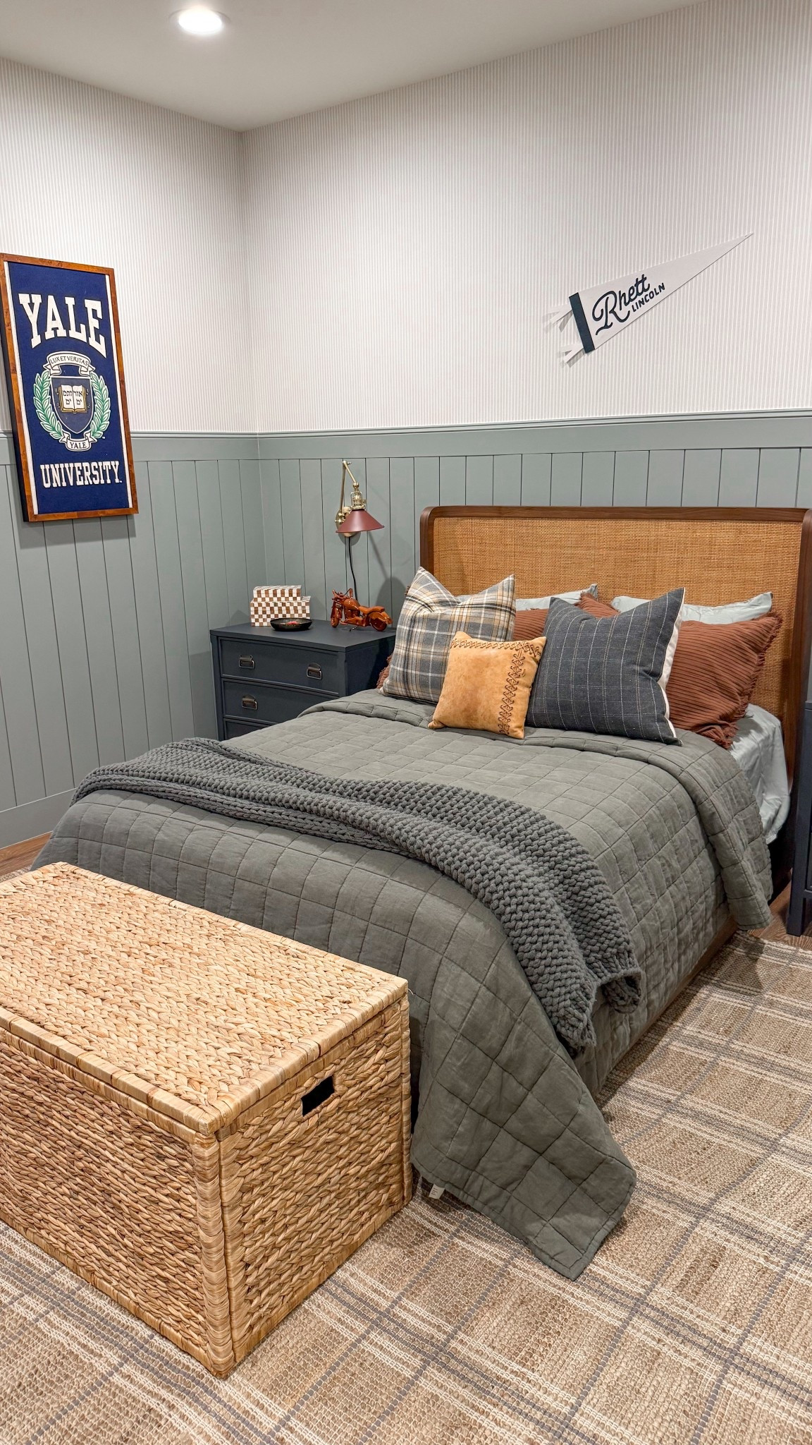 Bedding that works for kids and still looks good. Quince nails the balance: breathable fabrics, neutral colors, and quality that actually holds up.

Vance’s Room
• Airy Cotton Gauze Quilt Set – Brown
• Bamboo Sheet Set – Sand

Rhett’s Room
• European Linen Box Quilt – Dusty Olive
• Bamboo Sheet Set – Eucalyptus

Beauden + Quade’s Room
• European Linen Box Quilt – Navy
• Bamboo Sheet Set – Cream
• Chunky Hand Knit Wool Throw – Neutral

Linked + tagged for easy shopping.

#AD #QuincePartner @onequince