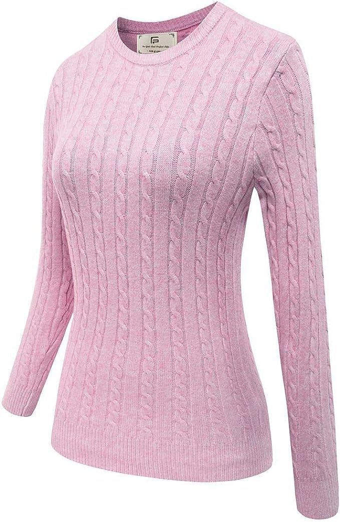 For G and PL Women Long Sleeve Knit Sweater | Amazon (US)