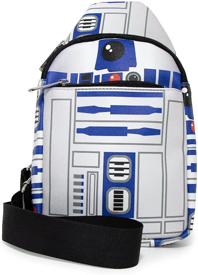 Buckle Down Star Wars Bag, Sling, R2-D2, Bounding, Vegan Leather | Amazon (US)