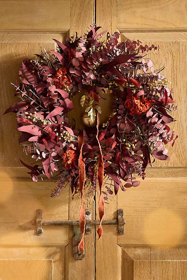 Dried Vermilion Ember Wreath at Terrain
