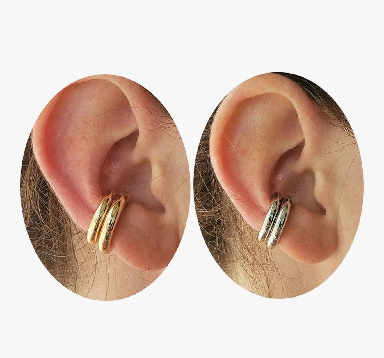 2 Pairs Ear Cuff Earrings for Women Chunky Gold Huggie Ear Cuff Silver Cartilage Cuff Earrings for Women Non Piercing Small Thick Round Fake Earring Cuff Trendy Jewelry Gift


#LTKmomlife #LTKBeauty #LTKdayinmylife