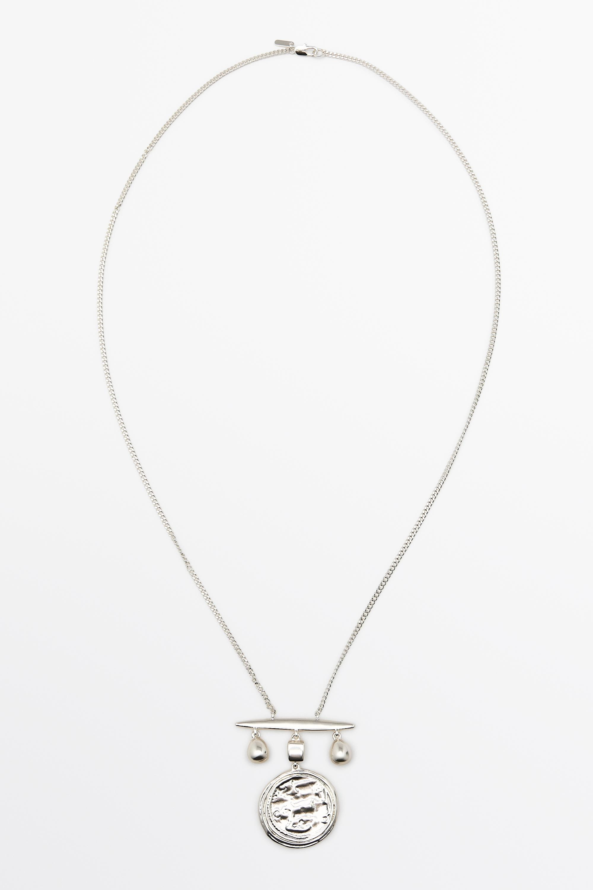 Long coin necklace | Massimo Dutti UK