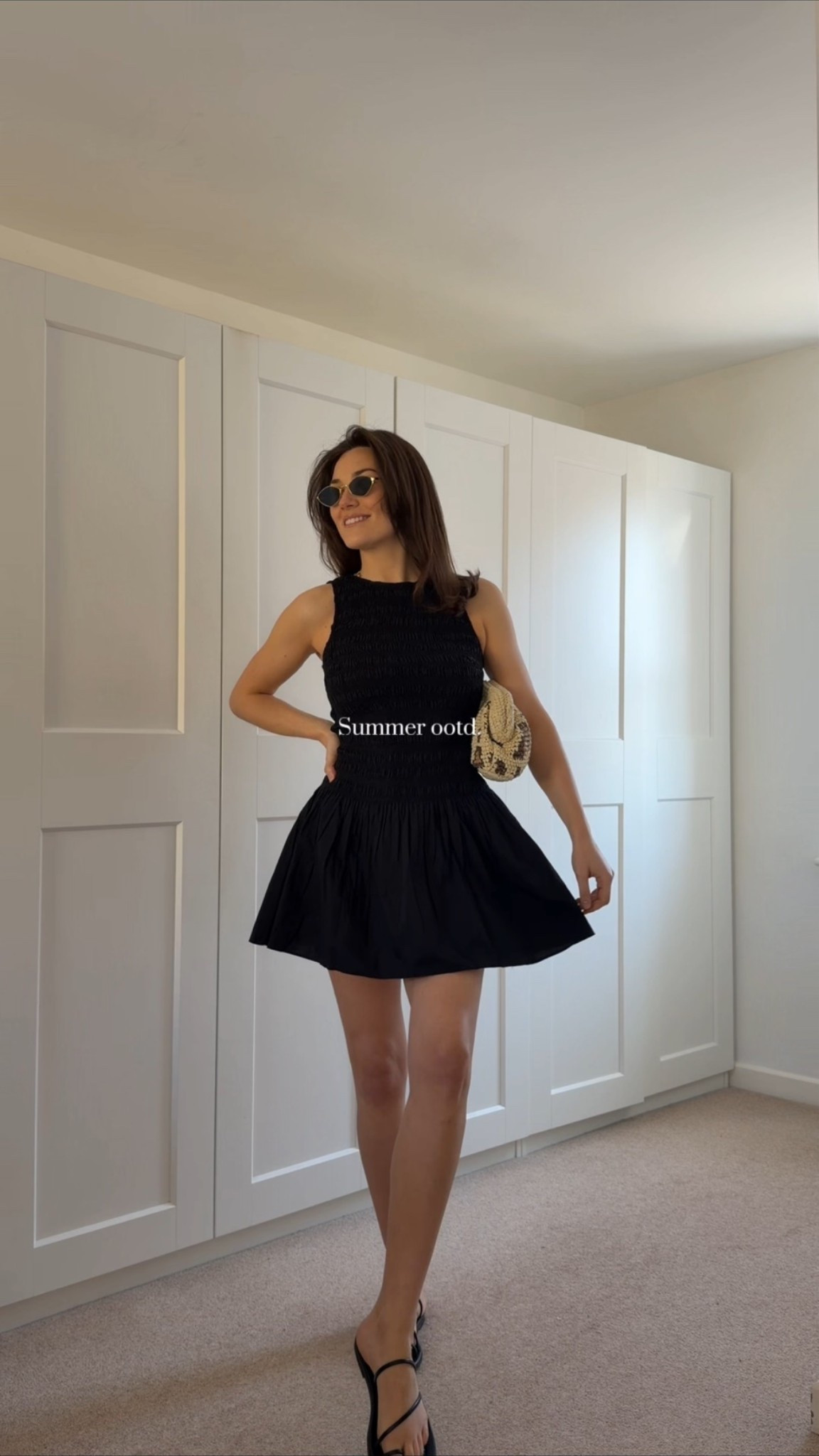 Black summer dress outfit🖤 
#summeroutfit #summerootd #summerdress #lbdoutfit

#LTKsummer #LTKuk #LTKdresses