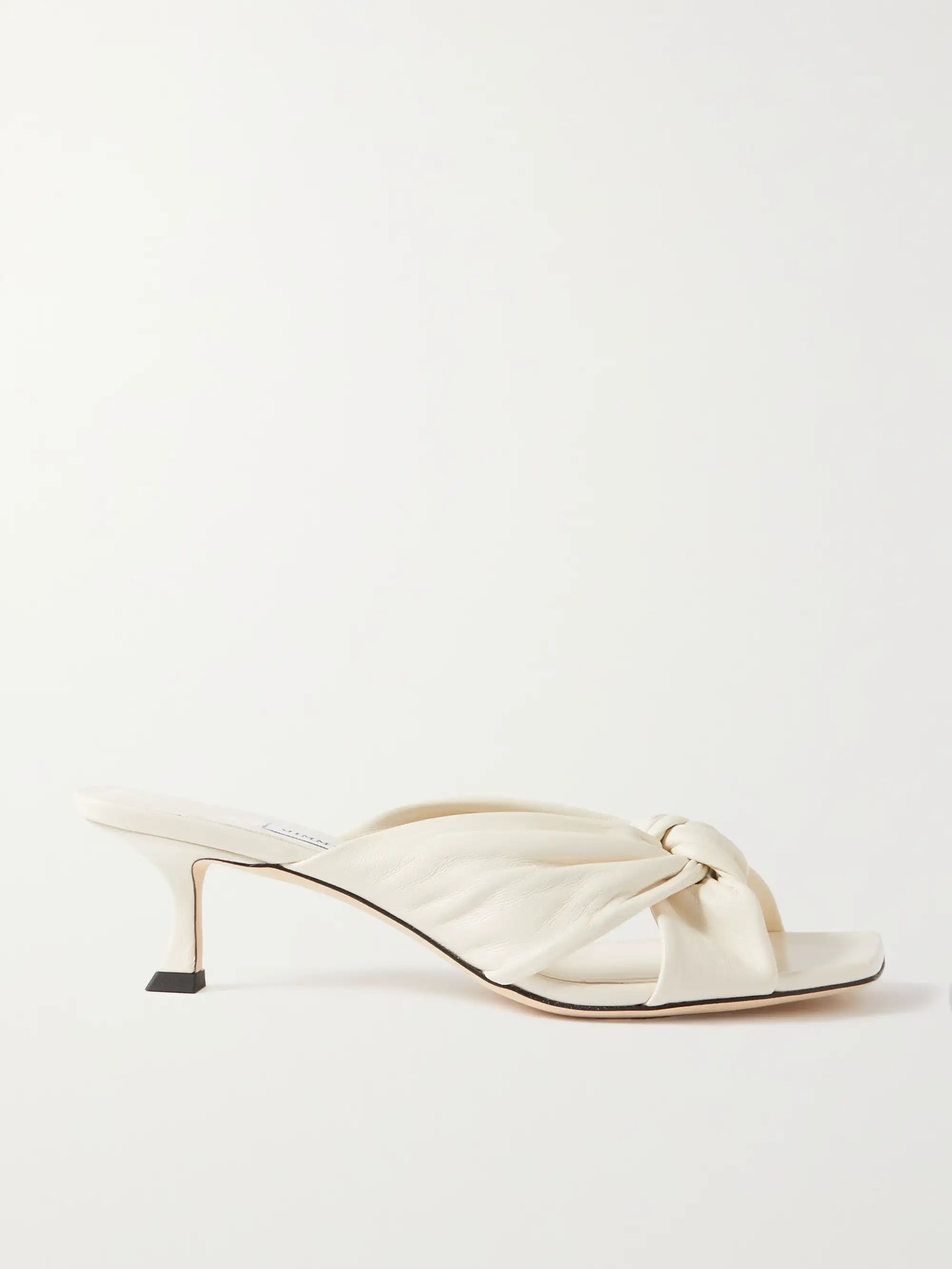 Avenue 50 knotted leather mules | NET-A-PORTER (US)