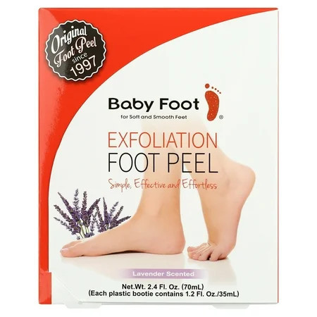 Baby Foot Original Exfoliation Foot Peel - Lavender Scent | Walmart (US)