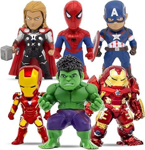 Feluxcy Action Figure with 6 Character, Action Figures Toys for Kids Ages 3 and Up & Collector & ... | Amazon (US)