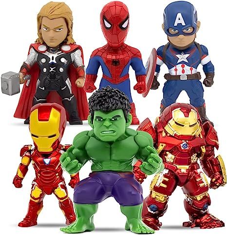 Feluxcy Action Figure with 6 Character, Action Figures Toys for Kids Ages 3 and Up & Collector & ... | Amazon (US)