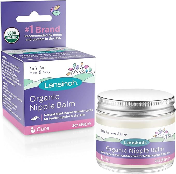 Amazon.com: Lansinoh Organic Nipple Cream for Breastfeeding, 2 Ounces : Baby | Amazon (US)