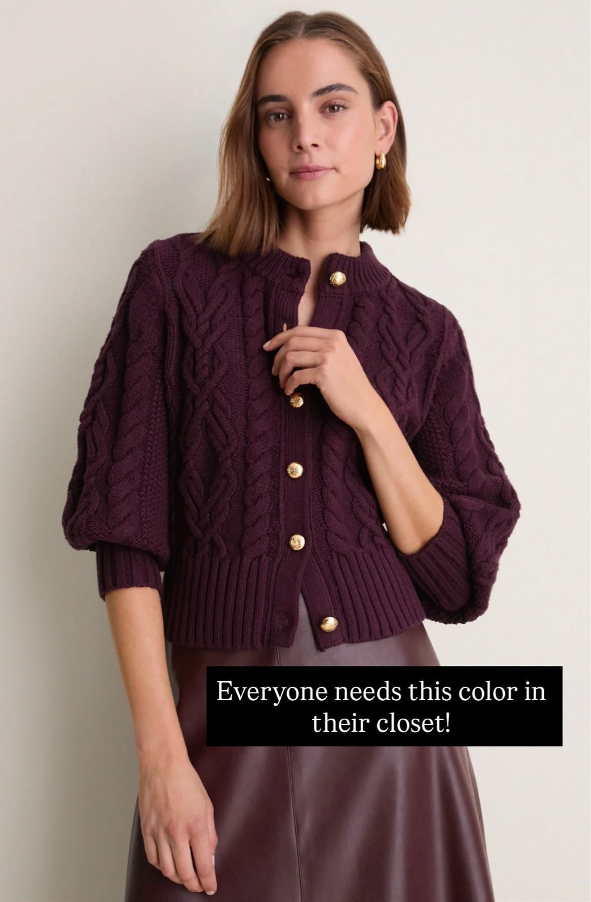 I’ve been eyeing this cardigan for fall! This plum color is beautiful, plus the texture and gold buttons make it feel so elevated. Part of the Friends & Family sale with code FAMILY!  

Loverly Grey, Tuckernuck, cardigan, fall sweater, sale alert

#LTKootd #LTKSeasonal #LTKSaleAlert