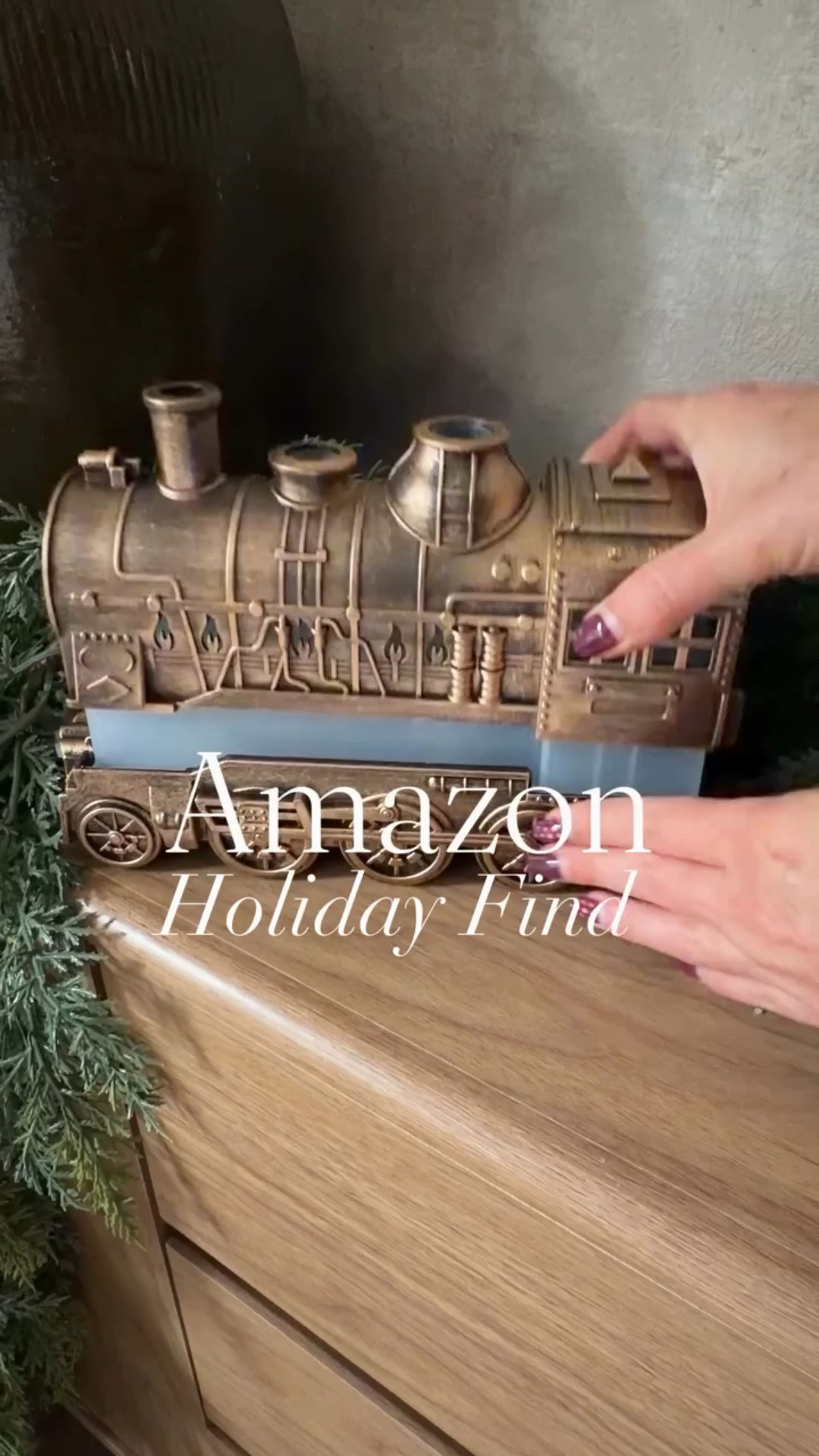 It’s back!!!🚂. Run while you can still grab the viral train diffuser.  If you buy any new Christmas decor this year this should be the one!

✨Follow for more Amazon home finds.
 
#AmazonFinds #AmazonHome #AmazonChristmas #ChristmasDecor #ChristmasDecorating ChristmasHomeDecor ChristmasFinds ChristmasDecorIdeas ChristmasGifts HolidayDecor HolidayHomeDecor ChristmasDiffuser EssentialOilDiffuser HomeDecorFinds HomeDecorIdeas CozyChristmas ChristmasMagic ChristmasInspo FestiveHome ViralAmazonFinds

#LTKHome #LTKSeasonal