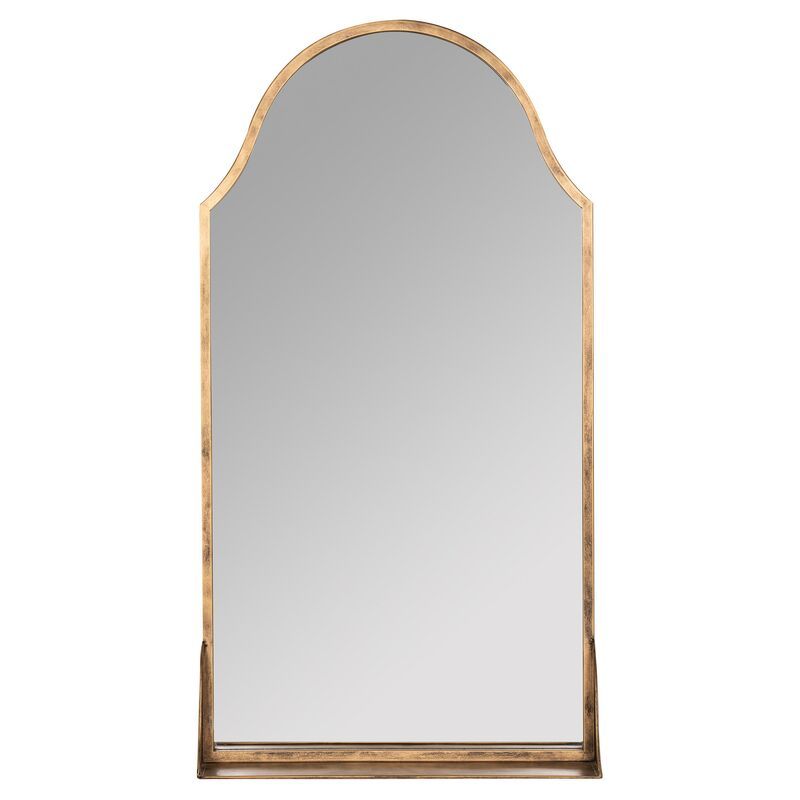 Sandoval Wall Mirror, Gold Leaf | One Kings Lane