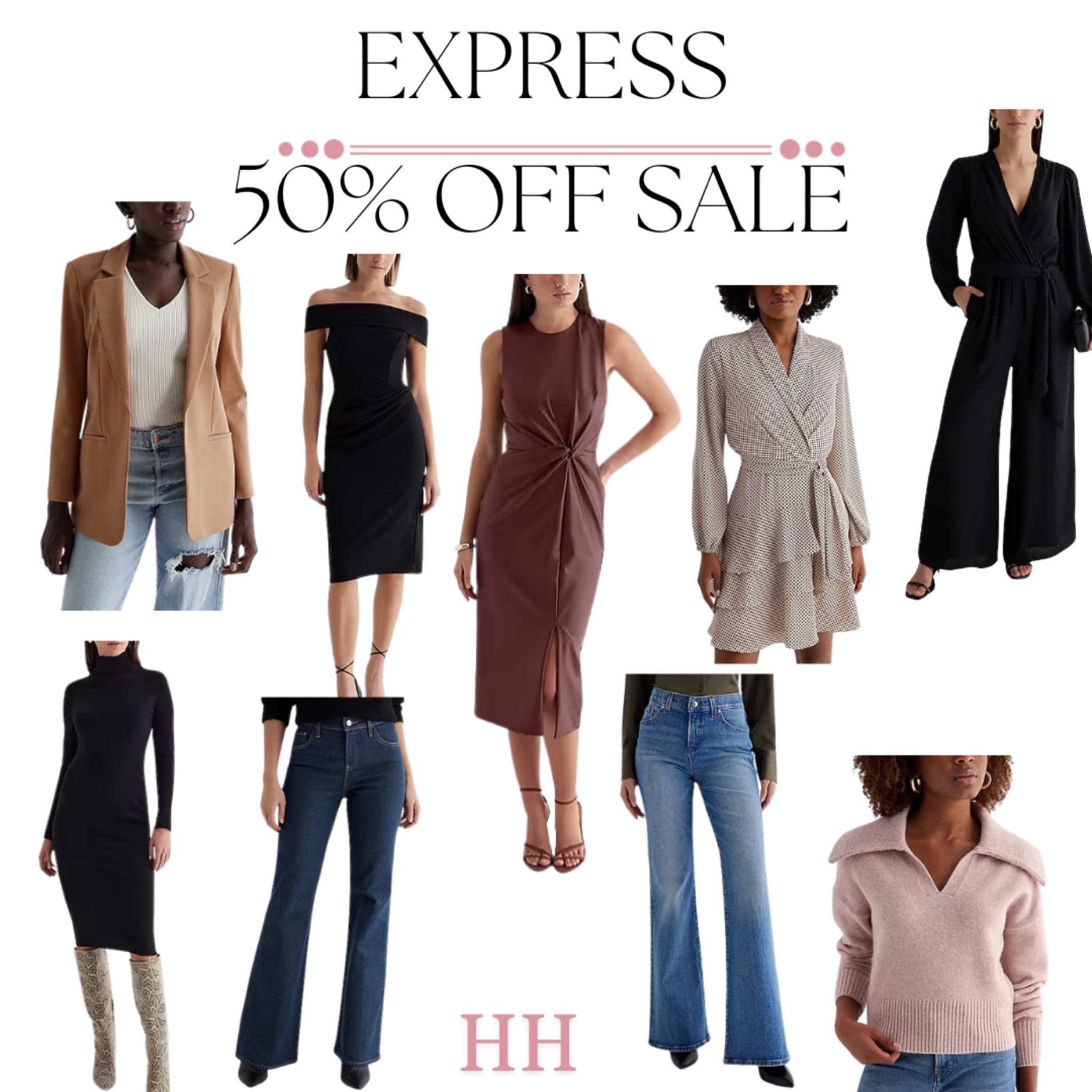 50% off Sale at Express!
Black Friday Sale at Express includes jeans, sweaters, blazers, body suits, dresses, slacks and more!

Holiday outfit
Party dress
Christmas dress
Gifts for Women

#LTKCyberWeek #LTKsalealert #LTKGiftGuide