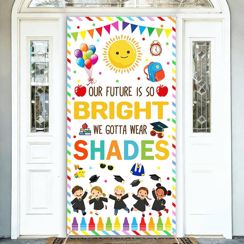 AIBIIN Kindergarten Graduation Door Cover Decorations Preschool Graduation Decorations Door Banne... | Amazon (CA)