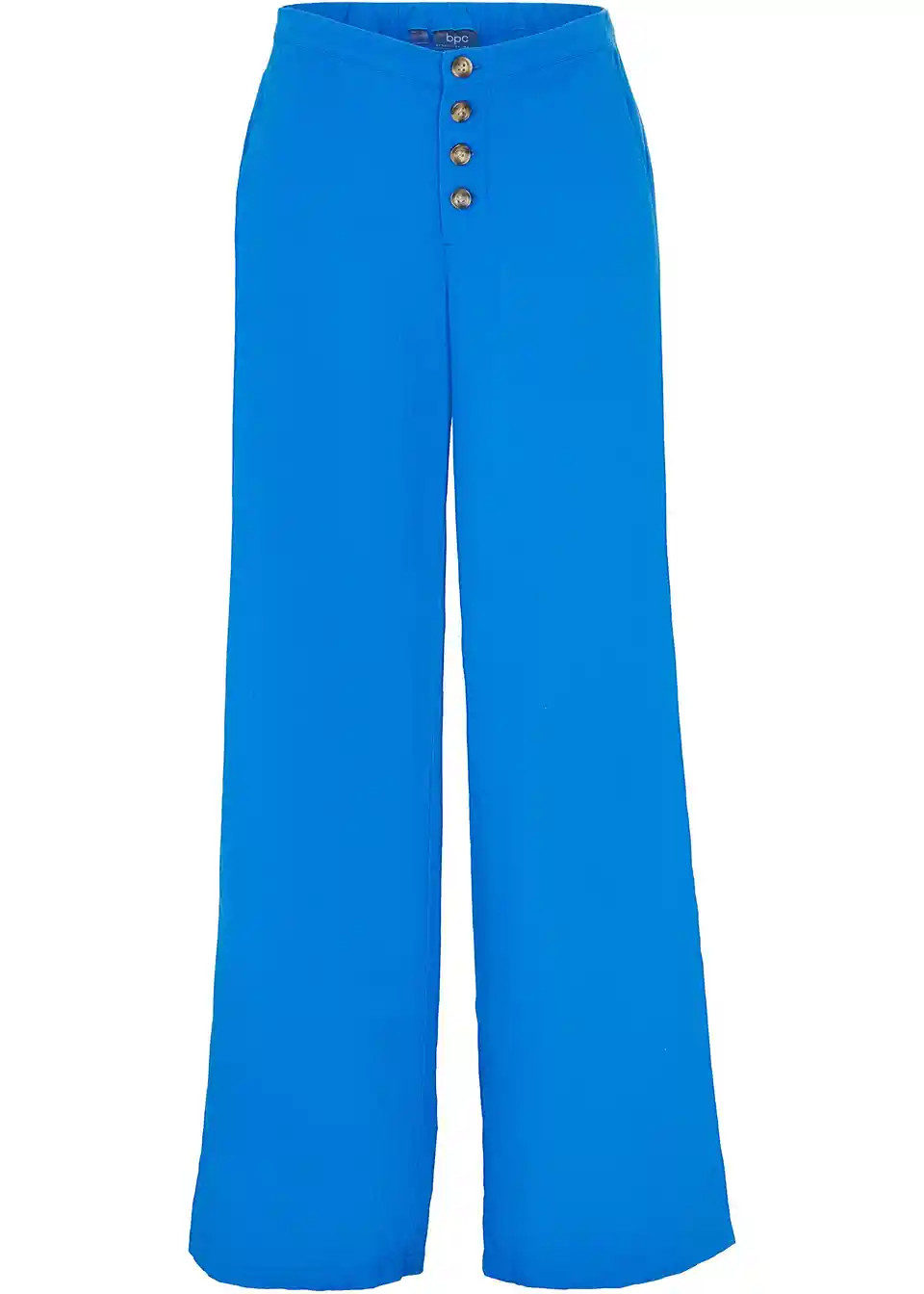 Lange Palazzo-Hose mit Leinen | Bonprix DE