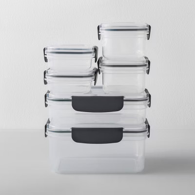 Rectangular Plastic Food Storage Container 12pc - Made By Design™ | Target